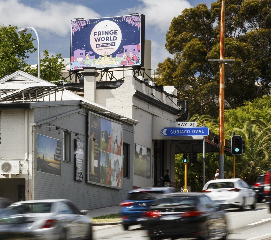 Static billboard - Hay and Thomas Street - Subiaco, WA Image #1